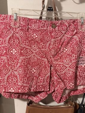 Old Navy Red & White  Floral Shorts